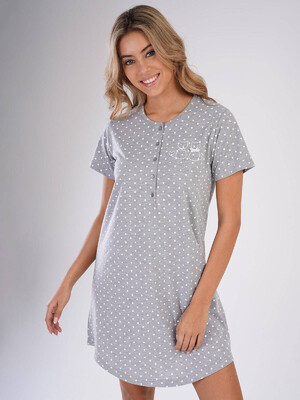 Купить Трикотажная ночная сорочка с коротким рукавом VIENETTA 3031960451 в Украина в Lingerie.ua - Одяг для дому та відпочинку, Фото 4