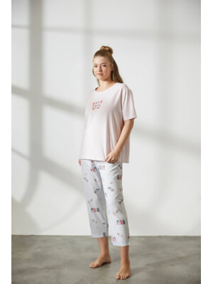 Хлопковый комплект из футболки и капри HAYS 36143