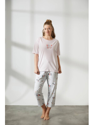 Купить Хлопковый комплект из футболки и капри HAYS 36143 в Украина в Lingerie.ua - Одяг для дому та відпочинку, Фото 8