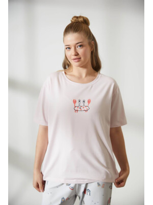 Купить Хлопковый комплект из футболки и капри HAYS 36143 в Украина в Lingerie.ua - Одяг для дому та відпочинку, Фото 6