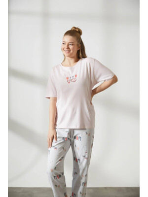 Купить Хлопковый комплект из футболки и капри HAYS 36143 в Украина в Lingerie.ua - Одяг для дому та відпочинку, Фото 3