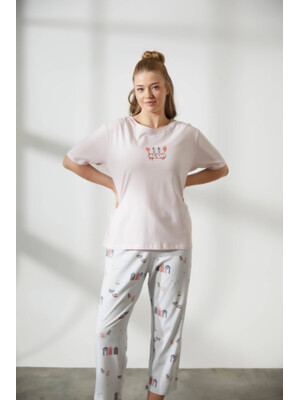 Купить Хлопковый комплект из футболки и капри HAYS 36143 в Украина в Lingerie.ua - Одяг для дому та відпочинку, Фото 12