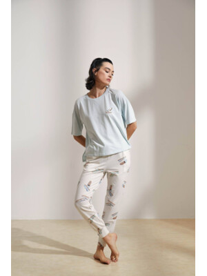 Купить Хлопковая женская пижама с брюками HAYS 36472 в Украина в Lingerie.ua - Одяг для дому та відпочинку, Фото 2