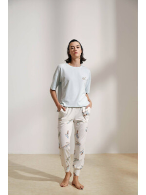 Купить Хлопковая женская пижама с брюками HAYS 36472 в Украина в Lingerie.ua - Одяг для дому та відпочинку, Фото 7