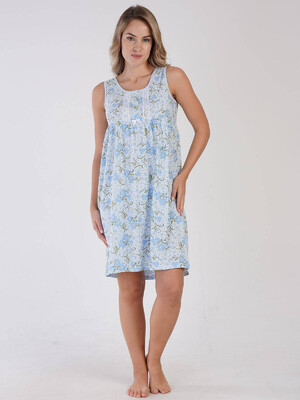 Купить Хлопковая ночная сорочка без рукавов VIENETTA 1616910855 в Украина