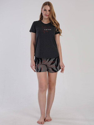 Купить Хлопковый комплект с шортами VIENETTA 3113100727 в Украина в Lingerie.ua - Одяг для дому та відпочинку, Видео