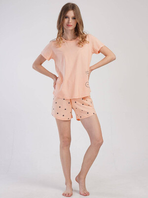 Купить Хлопковый комплект с шортами VIENETTA 3100711929 в Украина в Lingerie.ua - Одяг для дому та відпочинку, Фото 4