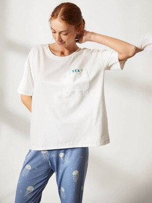 Купить Хлопковый комплект с коротким рукавом HAYS 36220 в Украина в Lingerie.ua - Одяг для дому та відпочинку, Фото 2