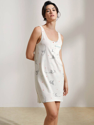 Купить Хлопковая туника на бретельках HAYS 36238 в Украина в Lingerie.ua - Одяг для дому та відпочинку, Фото 6