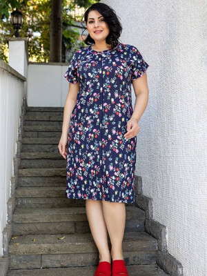 Купить Халат из модала большого размера на пуговицах COCOON J3-3010 в Украина в Lingerie.ua - Одяг для дому та відпочинку, Фото 5