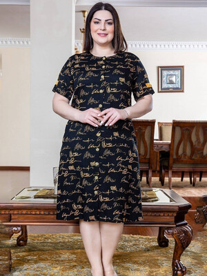 Купить Халат из штапеля на пуговицах COCOON  J4-4170 в Украина в Lingerie.ua - Одяг для дому та відпочинку, Фото 5