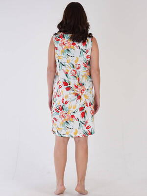 Купить Хлопковая ночная сорочка с цветочным принтом VIENETTA 3100197519 в Украина в Lingerie.ua - Одяг для дому та відпочинку, Фото 2