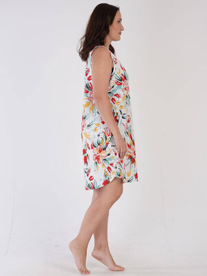 Купить Хлопковая ночная сорочка с цветочным принтом VIENETTA 3100197519 в Украина в Lingerie.ua - Одяг для дому та відпочинку, Фото 4