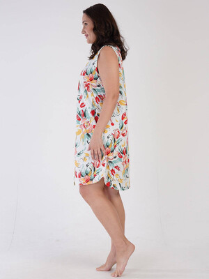 Купить Хлопковая ночная сорочка с цветочным принтом VIENETTA 3100197519 в Украина в Lingerie.ua - Одяг для дому та відпочинку, Фото 5