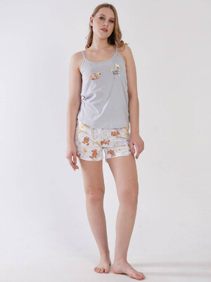 Купить Хлопковый комплект с шортами VIENETTA 3101158377 в Украина в Lingerie.ua - Одяг для дому та відпочинку, Видео