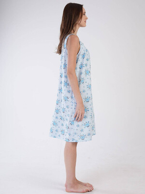 Купить Хлопковая ночная сорочка на широких бретельках VIENETTA 1613940647 в Украина в Lingerie.ua - Одяг для дому та відпочинку, Фото 4