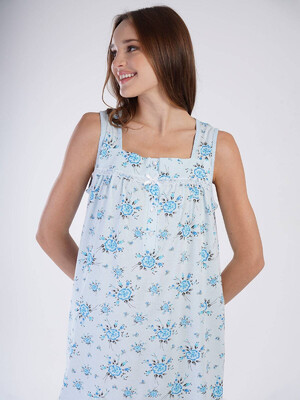 Купить Хлопковая ночная сорочка на широких бретельках VIENETTA 1613940647 в Украина в Lingerie.ua - Одяг для дому та відпочинку, Фото 5