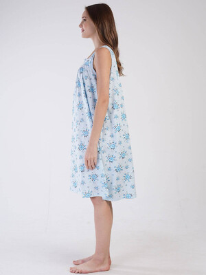 Купить Хлопковая ночная сорочка на широких бретельках VIENETTA 1613940647 в Украина в Lingerie.ua - Одяг для дому та відпочинку, Фото 6