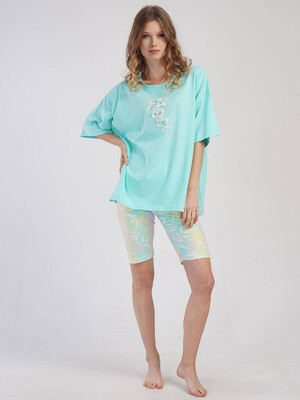 Купить Хлопковый комплект с треками VIENETTA 3110720781 в Украина в Lingerie.ua - Одяг для дому та відпочинку, Видео