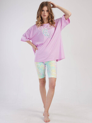 Купить Хлопковый комплект с треками VIENETTA 3110720781 в Украина в Lingerie.ua - Одяг для дому та відпочинку, Фото 8