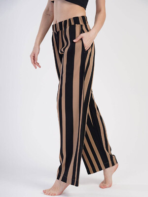 Купить Штапельные женские брюки в полоску VIENETTA 3114492923 в Украина в Lingerie.ua - Одяг для дому та відпочинку, Фото 4