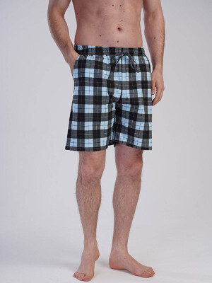 Купить Хлопковые мужские шорты в клетку VIENETTA MAN 3111400837 в Украина в Lingerie.ua - Одяг для дому та відпочинку, Фото 1