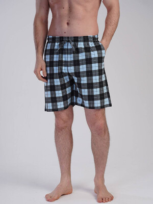 Купить Хлопковые мужские шорты в клетку VIENETTA MAN 3111400837 в Украина в Lingerie.ua - Одяг для дому та відпочинку, Фото 9