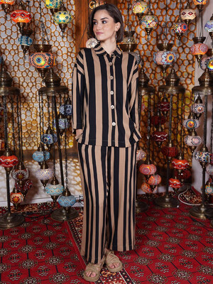 Купить Штапельний костюм із широкими брюками VIENETTA 3114482923 в Украина в Lingerie.ua - Одяг для дому та відпочинку, Фото 16