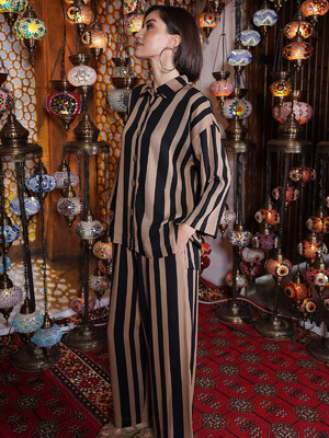 Купить Штапельний костюм із широкими брюками VIENETTA 3114482923 в Украина в Lingerie.ua - Одяг для дому та відпочинку, Фото 13