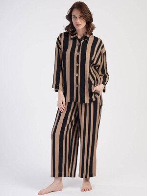 Купить Штапельний костюм із широкими брюками VIENETTA 3114482923 в Украина в Lingerie.ua - Одяг для дому та відпочинку, Фото 8