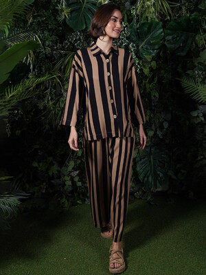 Купить Штапельний костюм із широкими брюками VIENETTA 3114482923 в Украина в Lingerie.ua - Одяг для дому та відпочинку, Фото 5