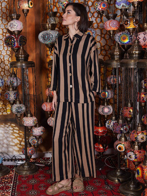 Купить Штапельний костюм із широкими брюками VIENETTA 3114482923 в Украина в Lingerie.ua - Одяг для дому та відпочинку, Фото 3