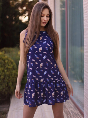 Купить Шелковое летнее короткое платье LINGERIE 170023 в Украина