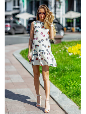 Купить Шелковое летнее короткое платье LINGERIE 170023 в Украина в Lingerie.ua - Одяг для дому та відпочинку, Фото 3