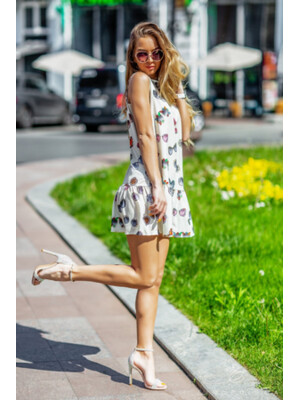 Купить Шелковое летнее короткое платье LINGERIE 170023 в Украина в Lingerie.ua - Одяг для дому та відпочинку, Фото 7