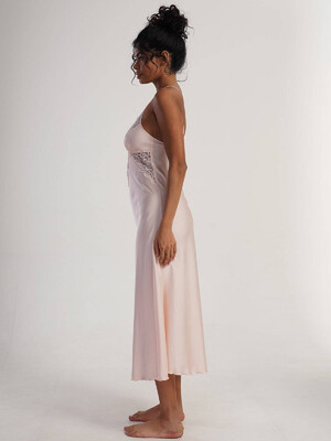 Купить Шелковый длинный пеньюар на бретельках VIENETTA 1612162180 в Украина в Lingerie.ua - Одяг для дому та відпочинку, Фото 5