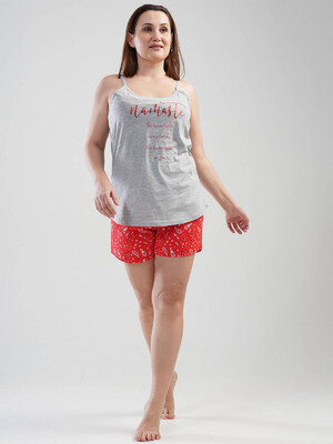 Купить Хлопковый комплект женский из майки и шорт VIENETTA 1114590713 в Украина в Lingerie.ua - Одяг для дому та відпочинку, Фото 6