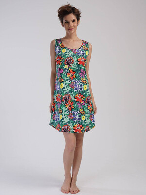 Купить Хлопковая туника на широких бретельках VIENETTA 3120317956 в Украина в Lingerie.ua - Одяг для дому та відпочинку, Видео