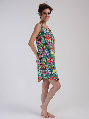 Купить Хлопковая туника на широких бретельках VIENETTA 3120317956 в Украина в Lingerie.ua - Одяг для дому та відпочинку, Фото 4