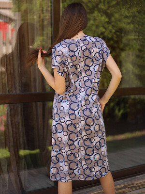 Купить Хлопковый летний халат большого размера на молнии LINGERIE 170714 в Украина в Lingerie.ua - Одяг для дому та відпочинку, Фото 6