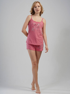 Купить Хлопковый комплект с шортами VIENETTA 1115440000 в Украина в Lingerie.ua - Одяг для дому та відпочинку, Фото 3