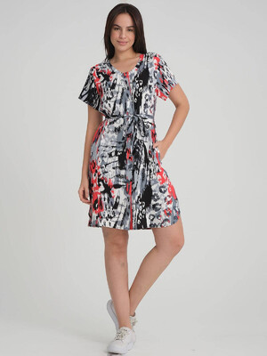 Купить Летний халат на пуговицах с коротким рукавом JEN 03137  в Украина в Lingerie.ua - Одяг для дому та відпочинку, Фото 1