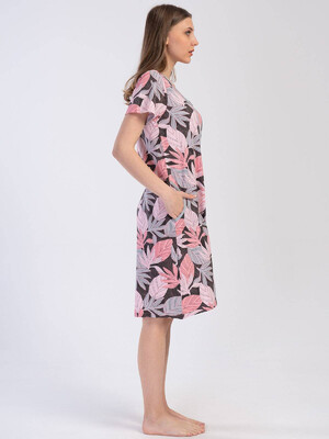 Купить Хлопковый халат на молнии VIENETTA 4020144027 в Украина в Lingerie.ua - Одяг для дому та відпочинку, Фото 2