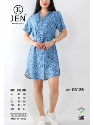 Купить Женский летний халат на пуговицах JEN 03126 в Украина в Lingerie.ua - Одяг для дому та відпочинку, Фото 4