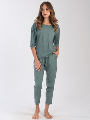 Купить Хлопковый домашний костюм VIENETTA 4051830276 в Украина в Lingerie.ua - Одяг для дому та відпочинку, Видео