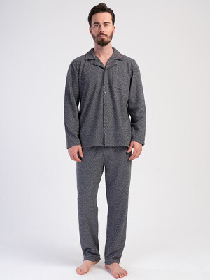 Купить Классическая мужская пижама на пуговицах VIENETTA MAN 4020360000 в Украина в Lingerie.ua - Одяг для дому та відпочинку, Видео