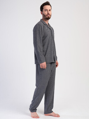 Купить Классическая мужская пижама на пуговицах VIENETTA MAN 4020360000 в Украина в Lingerie.ua - Одяг для дому та відпочинку, Фото 3