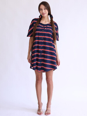 Хлопковый халат на пуговицах LINGERIE 170664