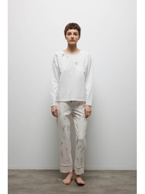 Купить Хлопковый домашний комплект с брюками HAYS 40255 в Украина в Lingerie.ua - Одяг для дому та відпочинку, Фото 1