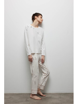 Купить Хлопковый домашний комплект с брюками HAYS 40255 в Украина в Lingerie.ua - Одяг для дому та відпочинку, Фото 7